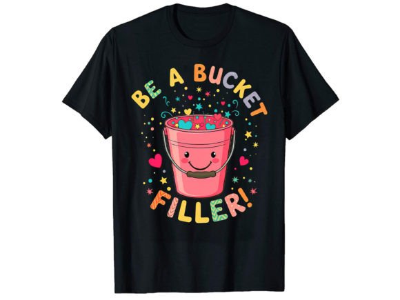 Be a Bucket T-Shirt Design: Graphics & T-Shirt Designs