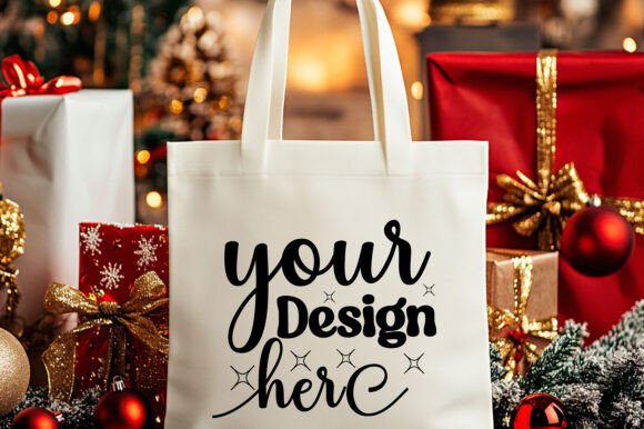 Christmas Tote Bag Mockup 30 Review