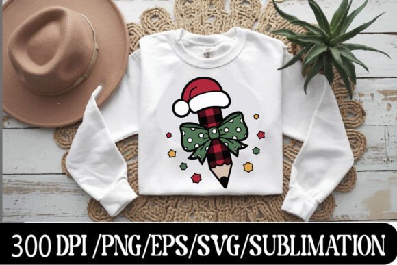 Coquette Christmas Teacher PNG: Graphics for T-Shirt Designs