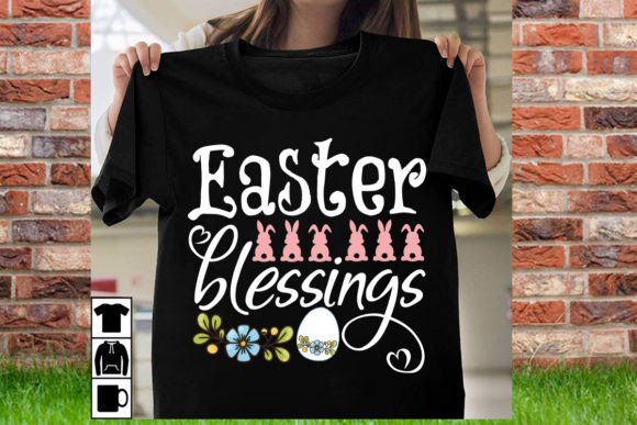 Easter Blessings SVG Design Graphics