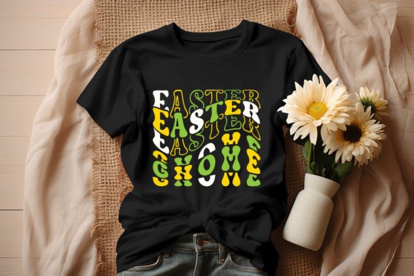 Easter Gnome Retro Design Graphics