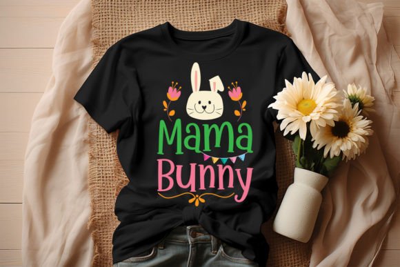 Mama Bunny SVG Design: Graphics for T-Shirt Designs