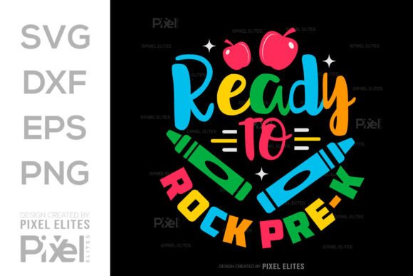 Ready to Rock Pre-K SVG Hello School