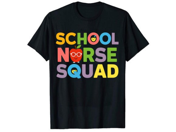 Schol Nurse Squad T-Shirt Design