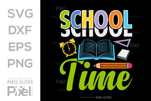School Time SVG Hello School Kids