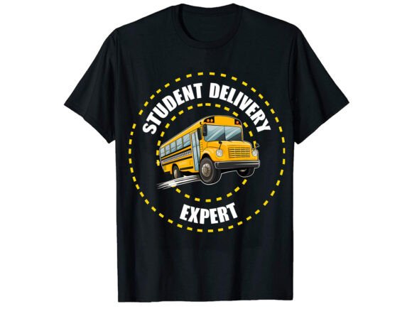 Student Delivery T-Shirt Design: Graphics for T-Shirt Designs