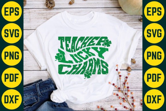 Teacher Lucky Charms Retro St Patrick’s Graphics